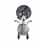 Global summer hot-selling large area spray humidification cooling dust removal refrigeration atomization stainless steel fan